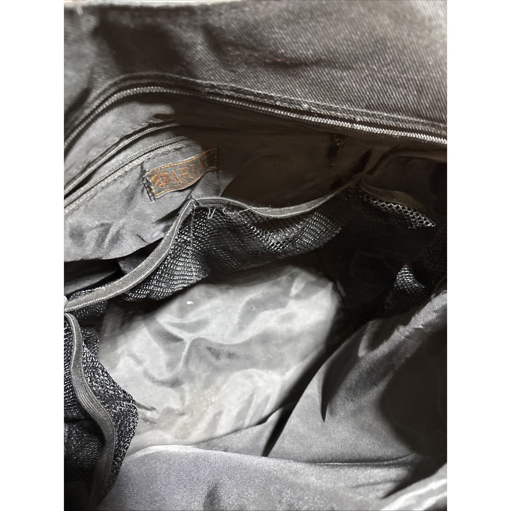 Ariat Carry All Black Nylon Shoulder Bag Tote Western Style - Picture 7 of 16